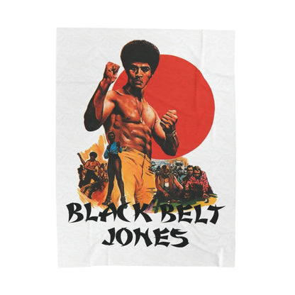 Black Belt Jones Velveteen Plush Blanket