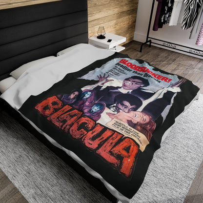 Blacula Velveteen Plush Blanket