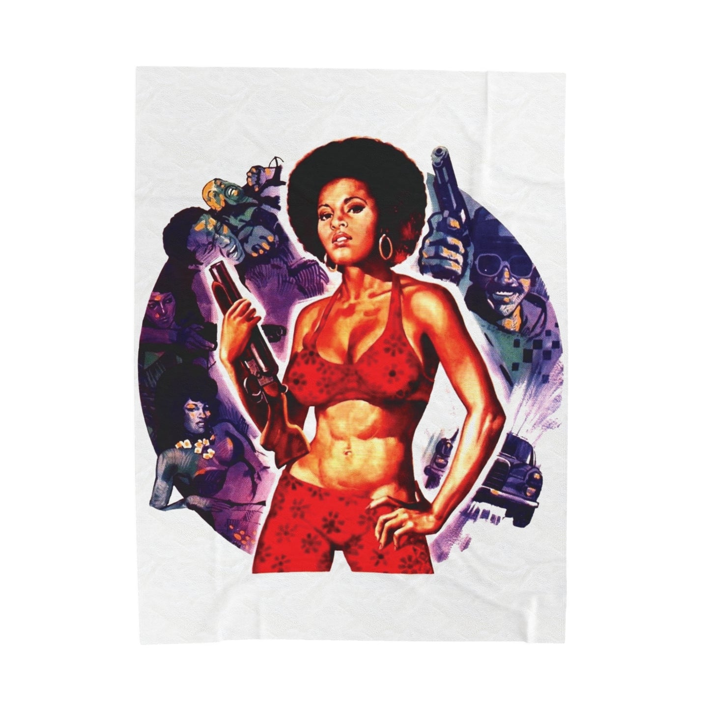 Coffy Velveteen Plush Blanket